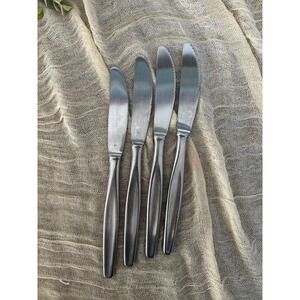 4 Amefa solid‎ knife ASF5 Stainless Holland vintage flatware 8 1/4" replacement